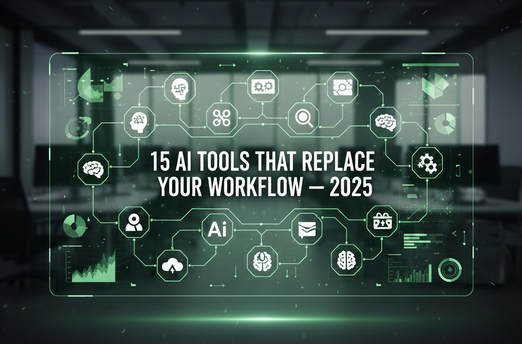15 AI Tools That Replace Your Entire Workflow in 2025